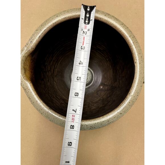 Vintage Maple City Pottery Salt Glazed Batter Bowl 1987 - Picture 10 of 11